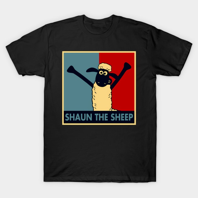 Classic Shaun Cartoon The Sheep TV Series T-Shirt by WelchCocoa